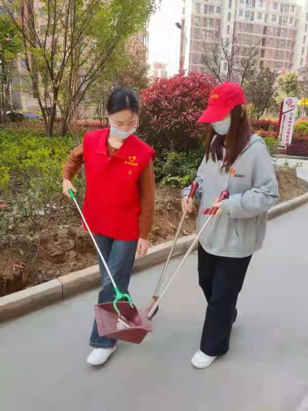 我院学生第五党支部积极开展志愿服务活动